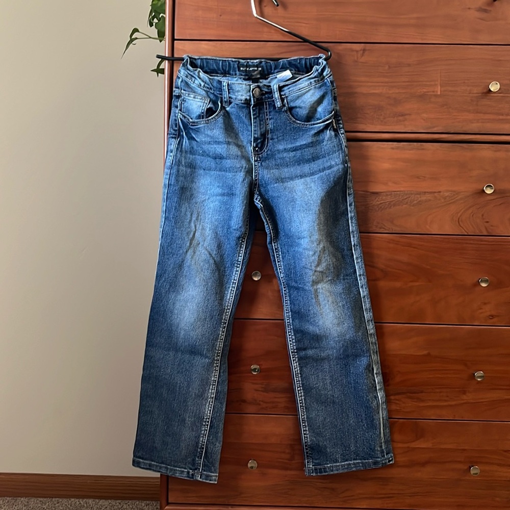 Silver Jeans, Garret Cut, Boys Size 8, Straight Jeans, Adjustable Waistband